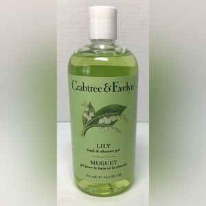 Crabtree & Evelyn Lily Bath & Shower Gel Jumbo size 16.9 OZ NEW Never Opened!.